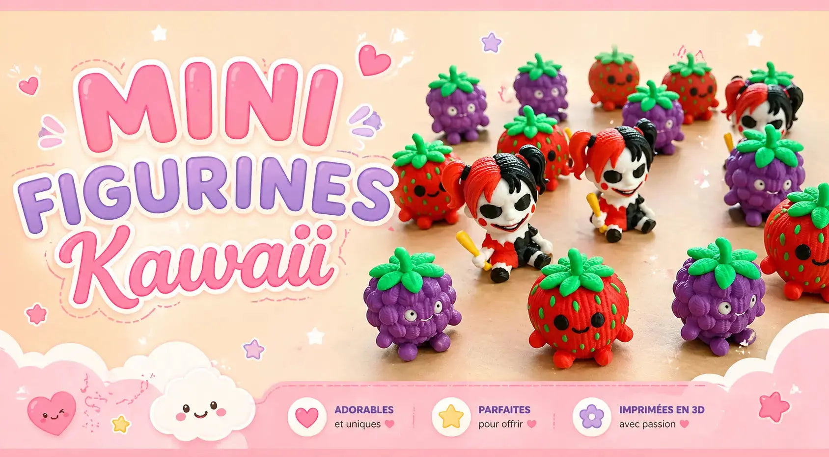 Mini Figurines Kawaii