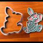 emporte-pièce lapin et œuf biscuit pâques impression 3d Filament Fou