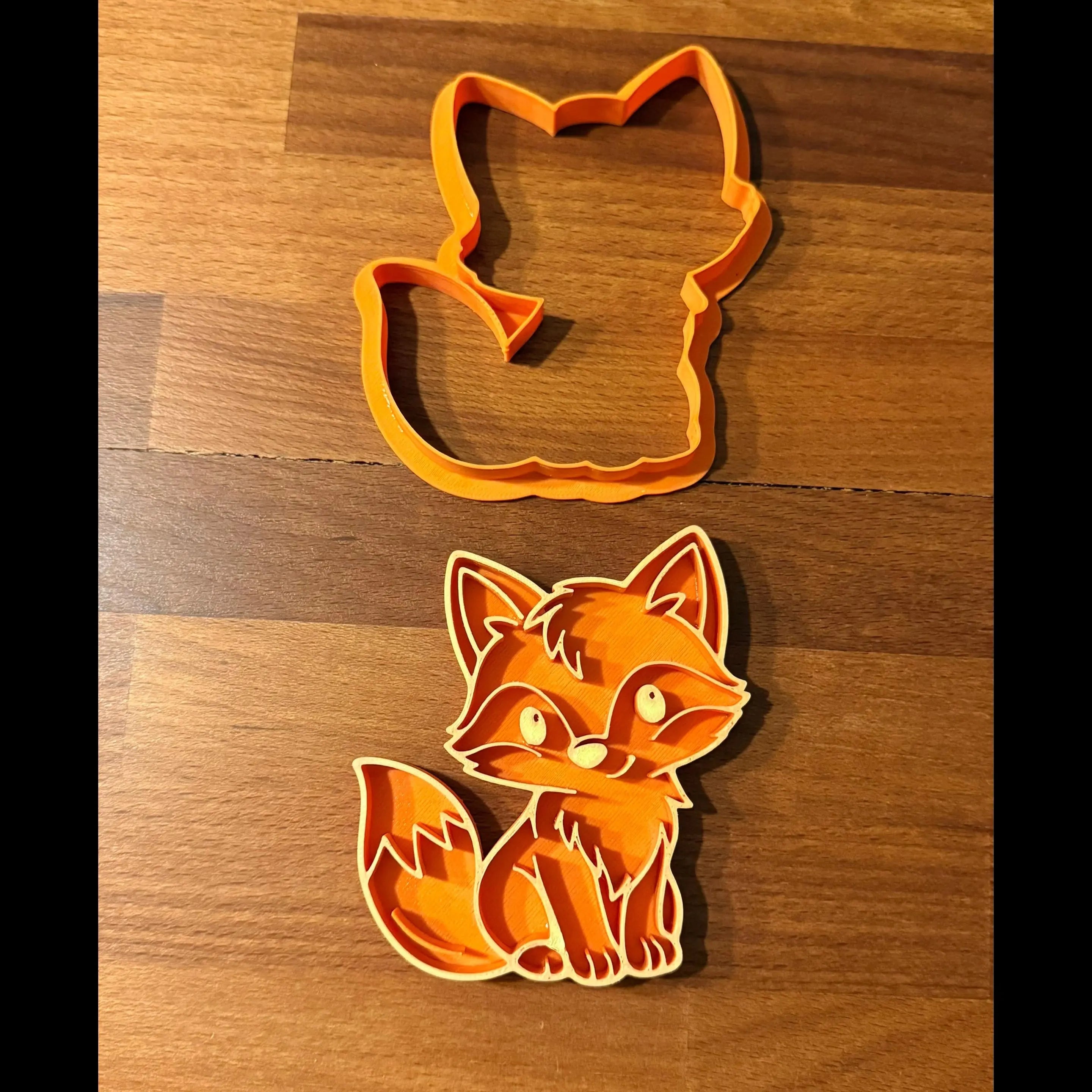 Emporte-pièce renard biscuit imprimé en 3D Filament Fou