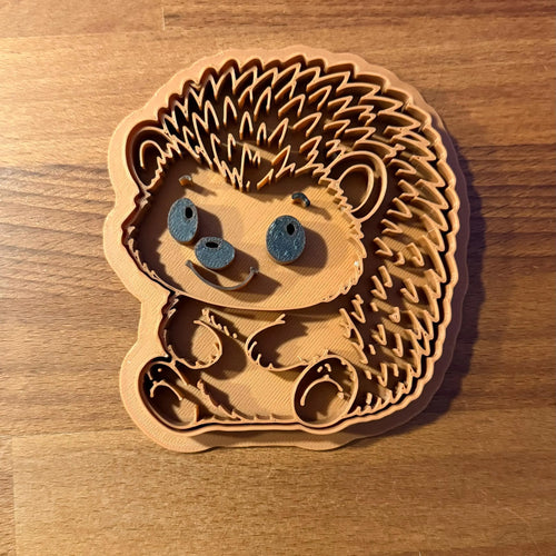 Emporte-pièce hérisson biscuit imprimé en 3D Filament Fou