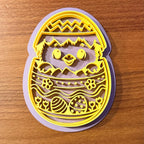  emporte-pièce poussin dan œuf  biscuit pâques impression 3d Filament Fou