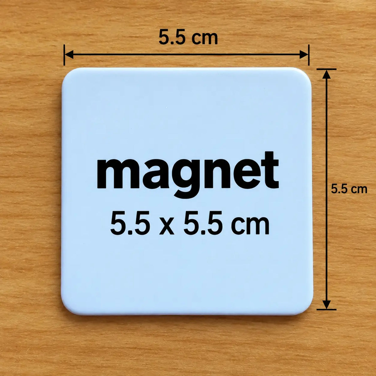 Magnet personnalisé - format 5.5x5.5 cm