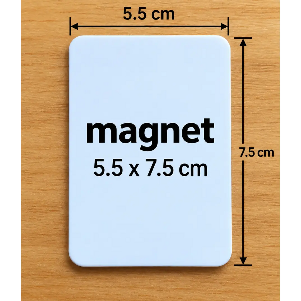Magnet personnalisé - format 5.5x7.5 cm