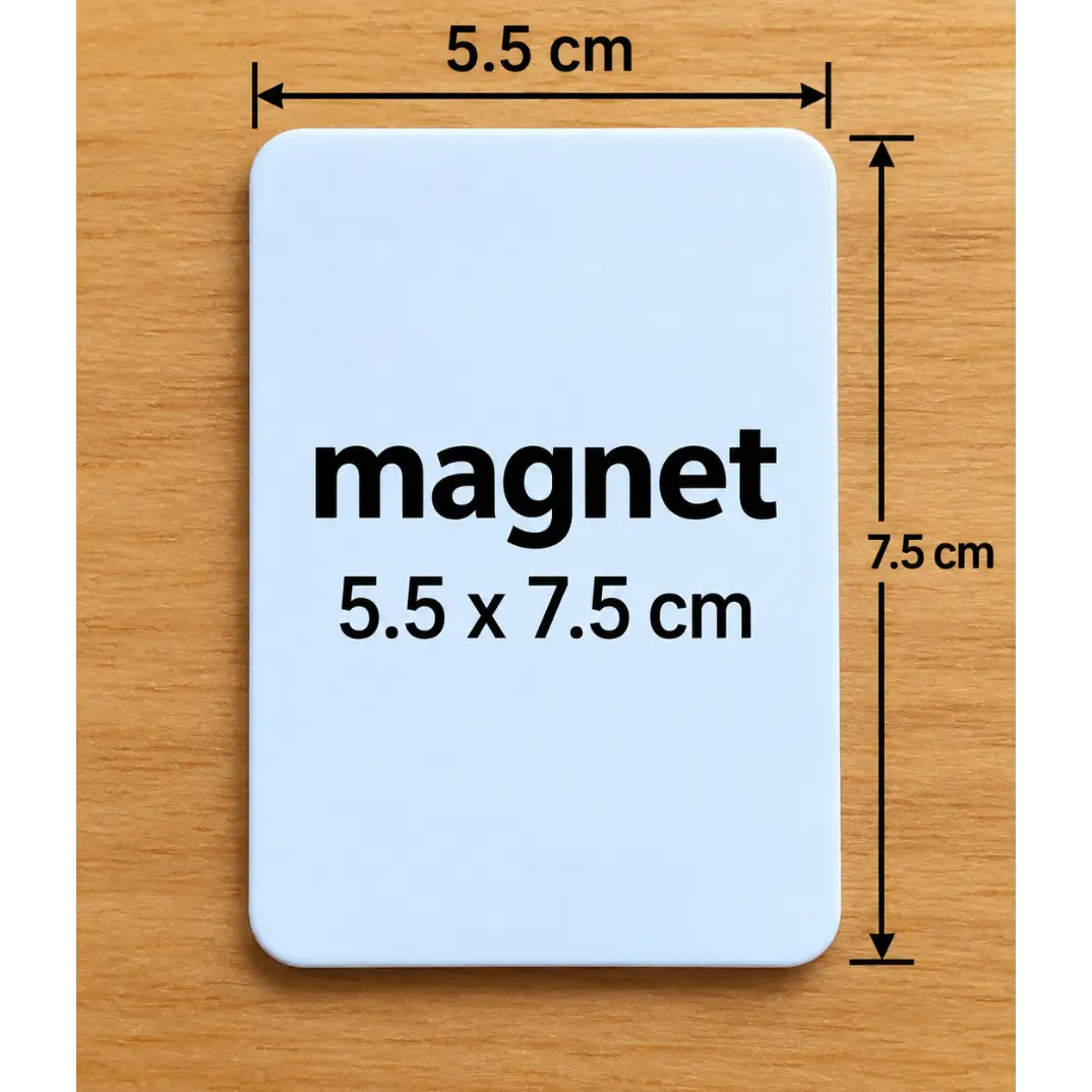 Magnet personnalisé - format 5.5x7.5 cm