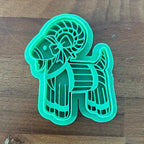 emporte-pièce julbock de Yule Filament Fou