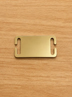 Plaquette identification animal semi-ouverte passage collier - Filament Fou