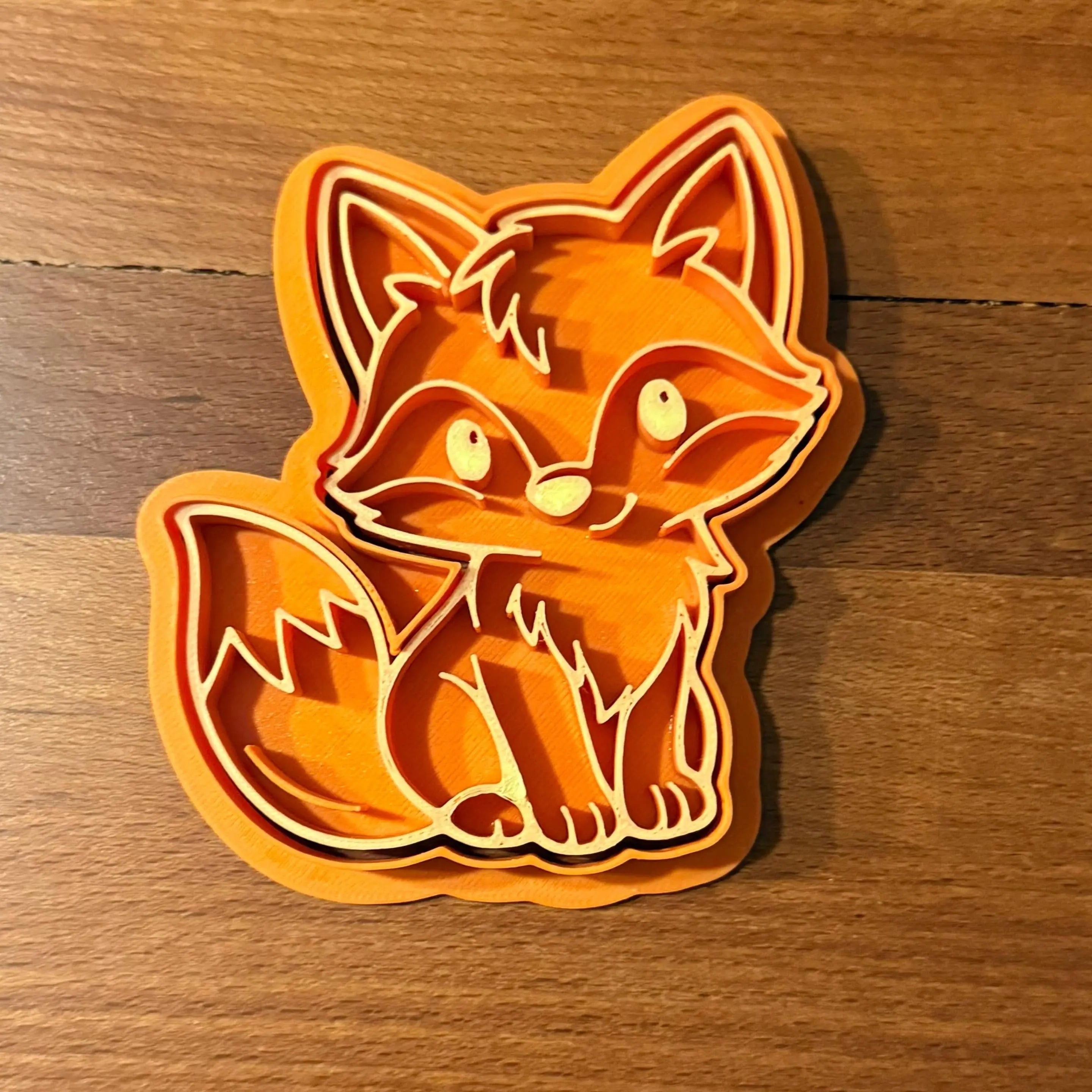 Emporte-pièce renard biscuit imprimé en 3D Filament Fou