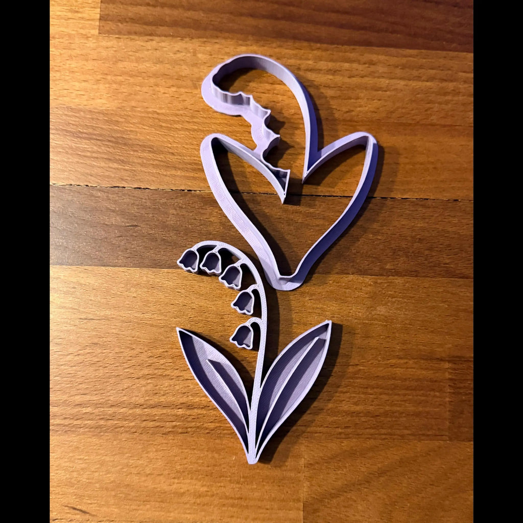 Emporte-pièce muguet biscuit imprimé en 3D Filament Fou
