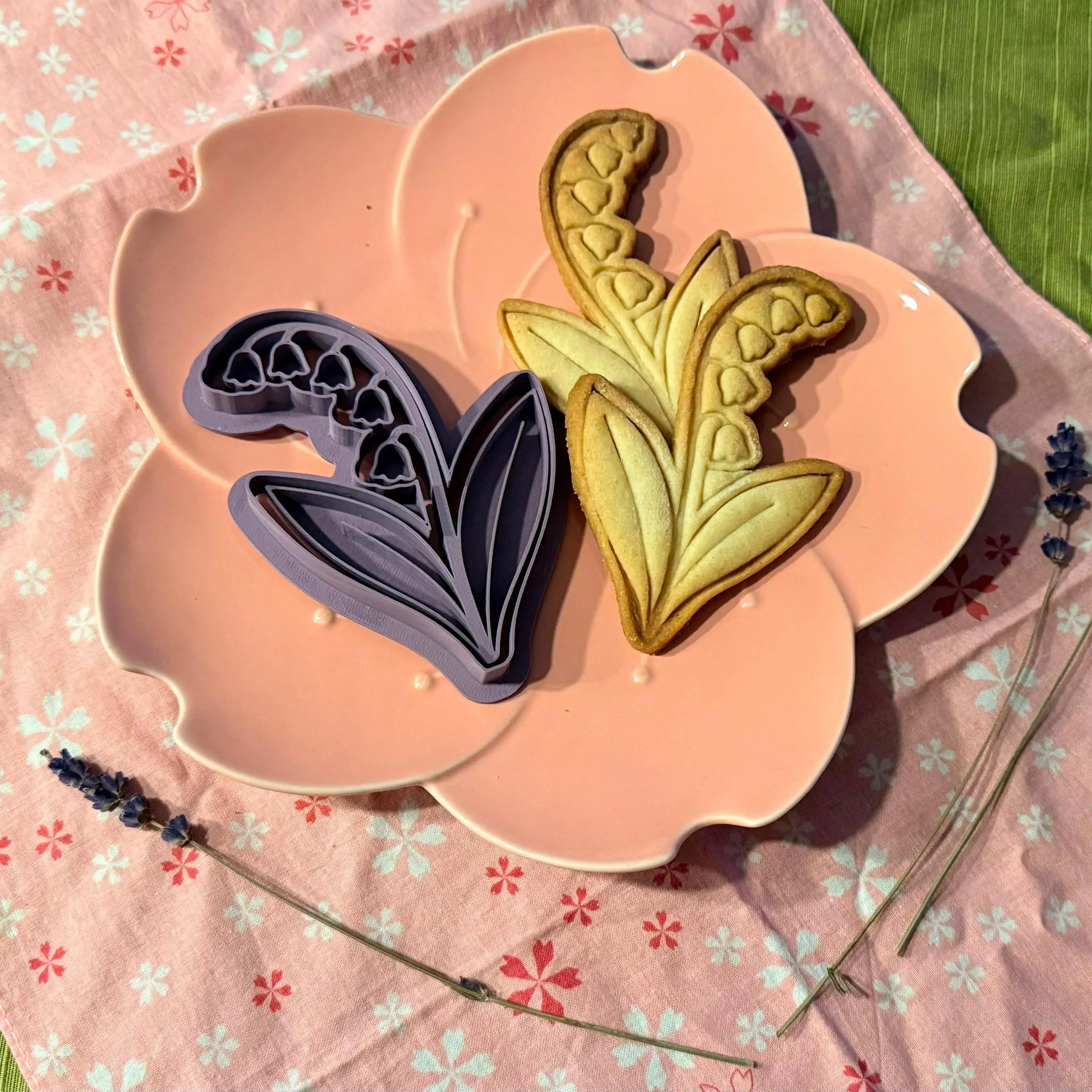 Emporte-pièce muguet biscuit imprimé en 3D Filament Fou