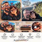 Magnet photo personnalisé en relief 3D - Filament Fou