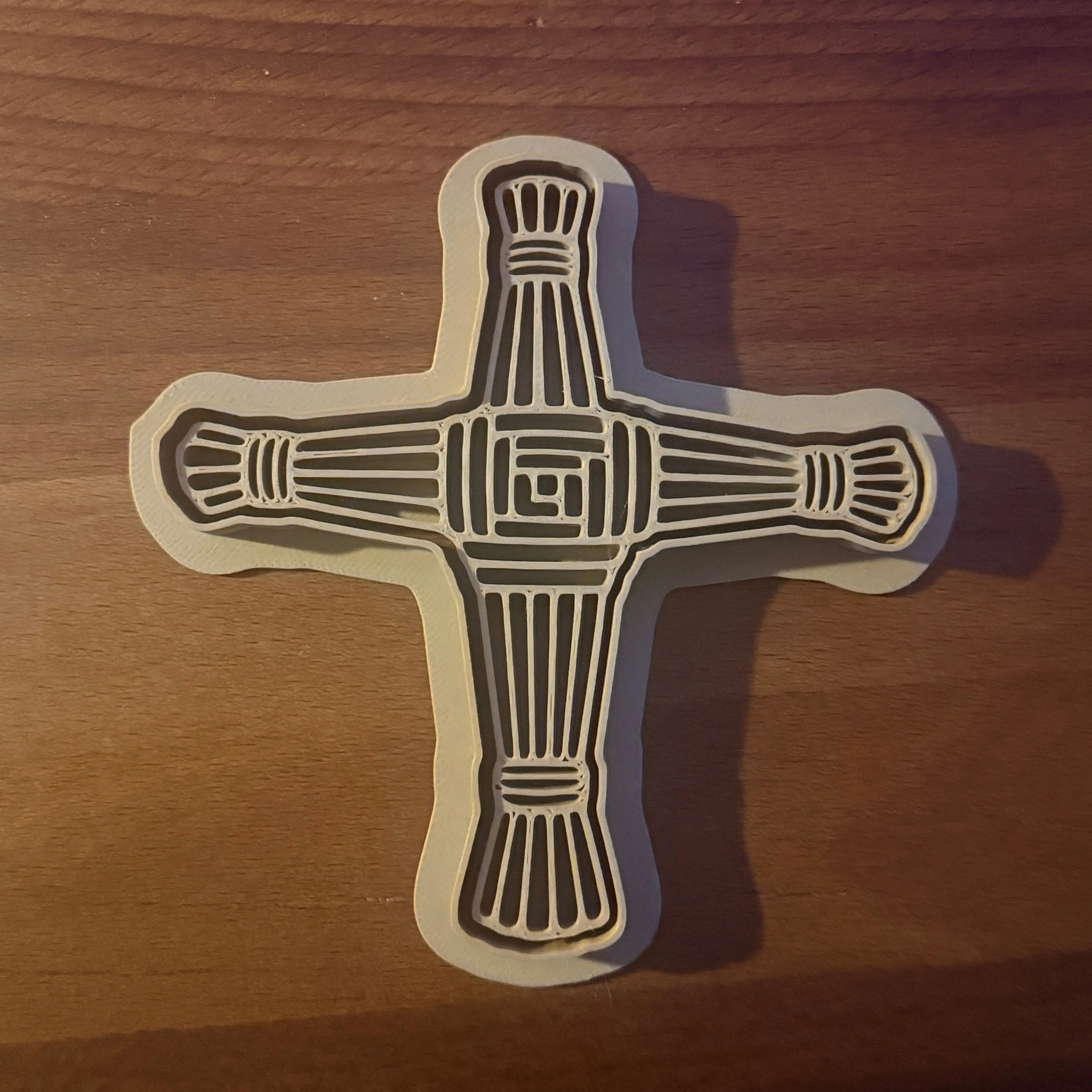 emporte-pièce croix de Brigid biscuit impression 3D Filament Fou