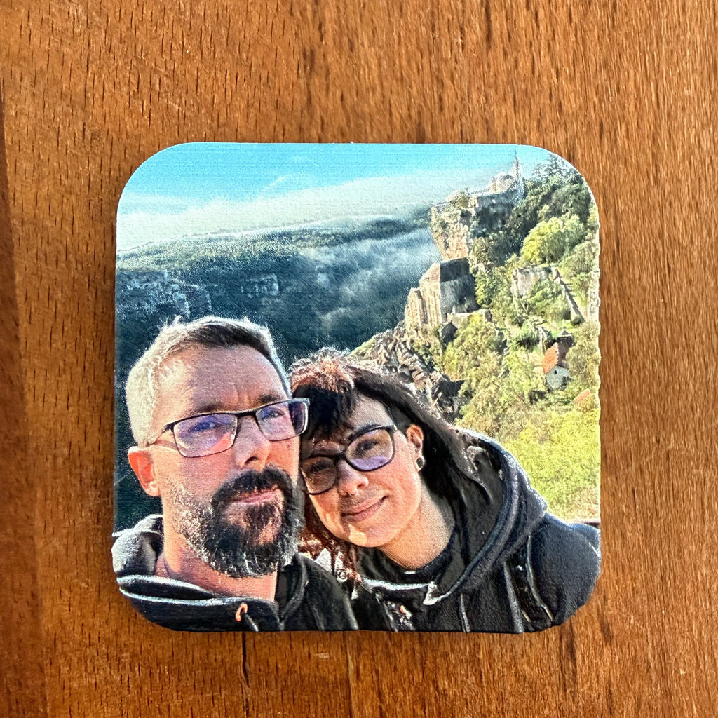 Magnet photo personnalisé en relief 3D - exemple de rendu 2