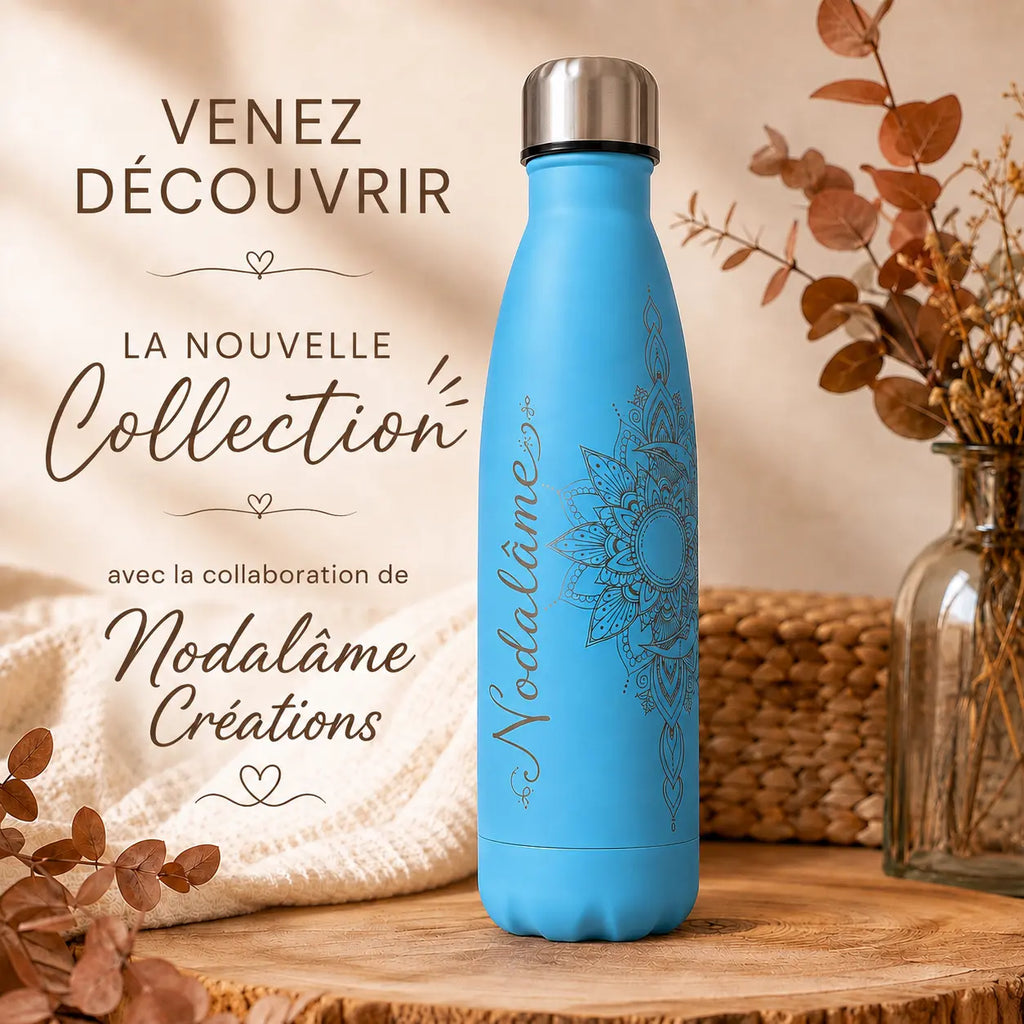 Gourde inoxydable collection Nodalâme - vue d'ensemble - Filament Fou