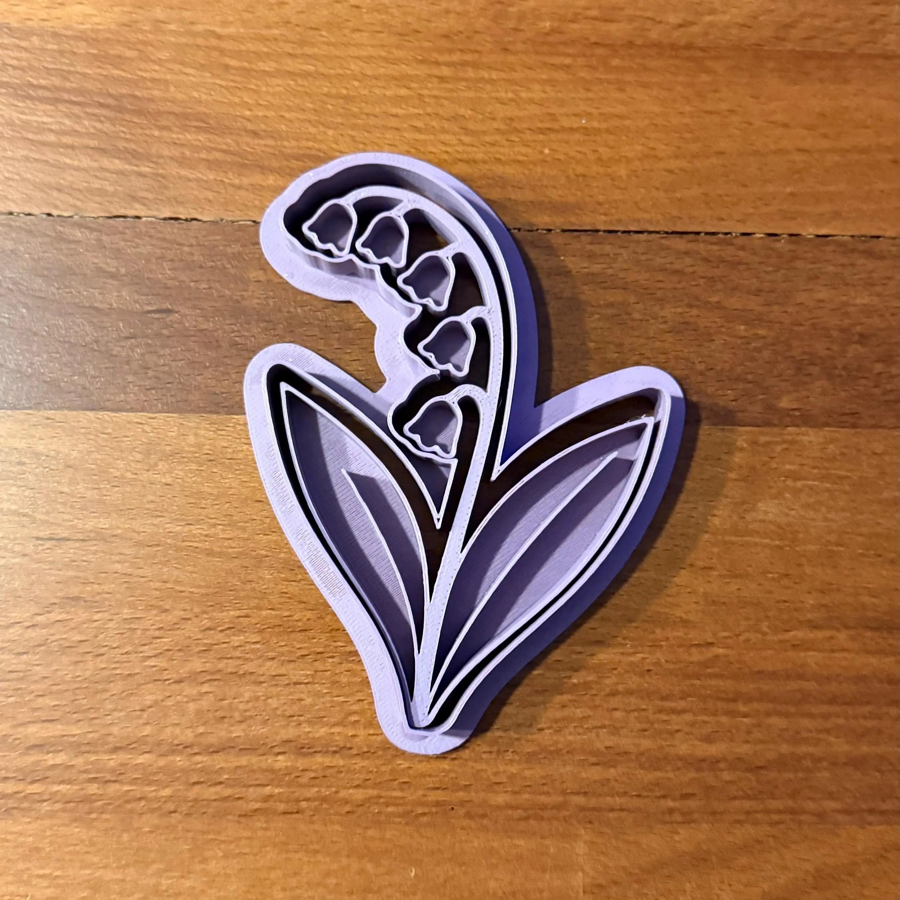 Emporte-pièce muguet biscuit imprimé en 3D Filament Fou