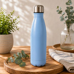 Gourde inox 500ml couleur bleu ciel