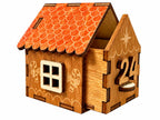 Calendrier de l'Avent en bois version montée – 24 chalets – Filament Fou