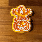 Emporte-pièce Citrouille fantôme biscuit Halloween impression 3D Filament Fou - vue 3