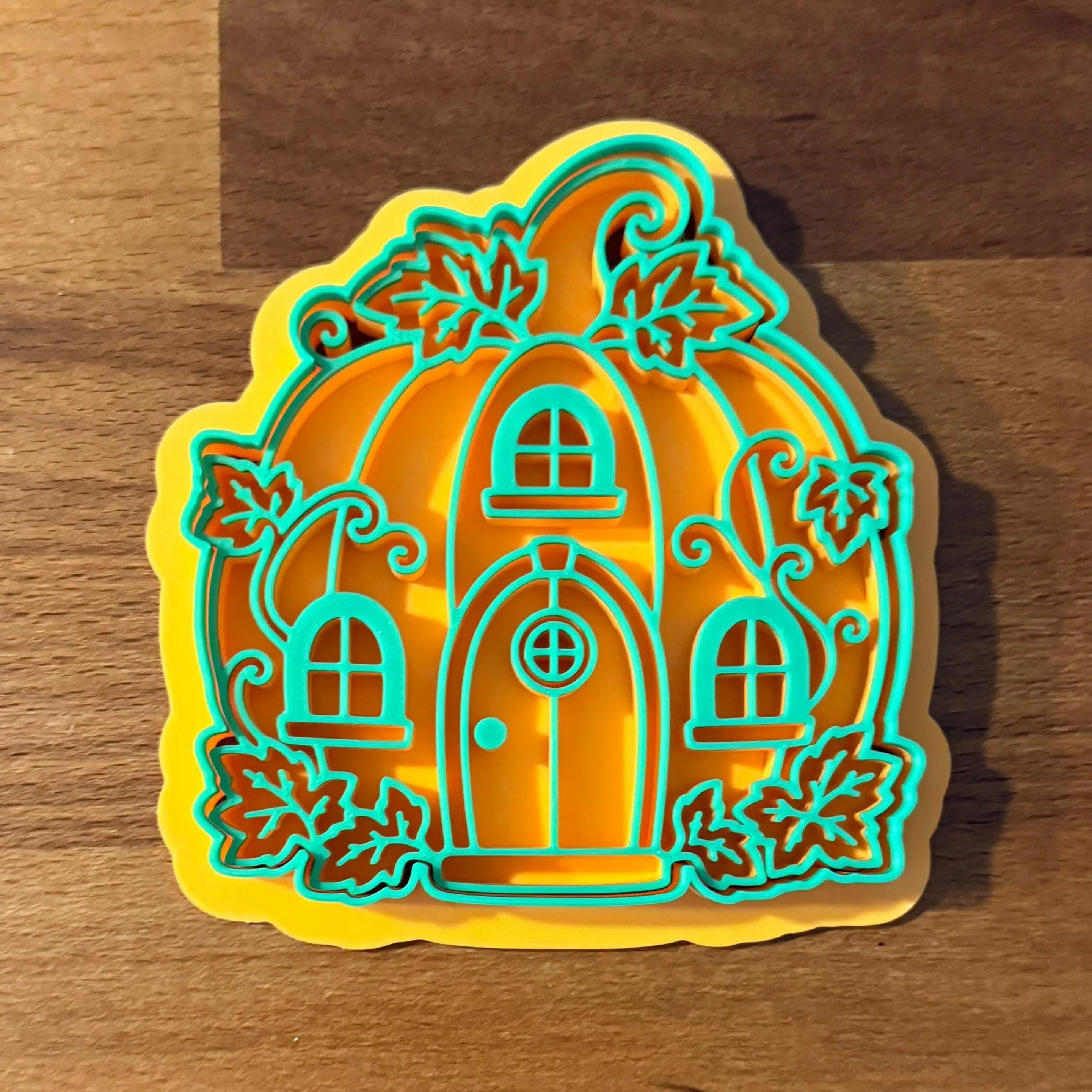 Emporte-pièce Maison citrouille biscuit Halloween impression 3D Filament Fou - vue 4
