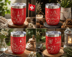 Mug inox prégravé motif Suisse personnalisable - Filament Fou