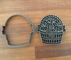 Emporte-pièce panier citrouille d'automne - détail du tampon 10 mm Filament Fou