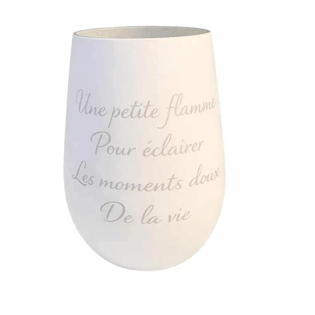 Photophore Cosy allumé — ambiance chaleureuse