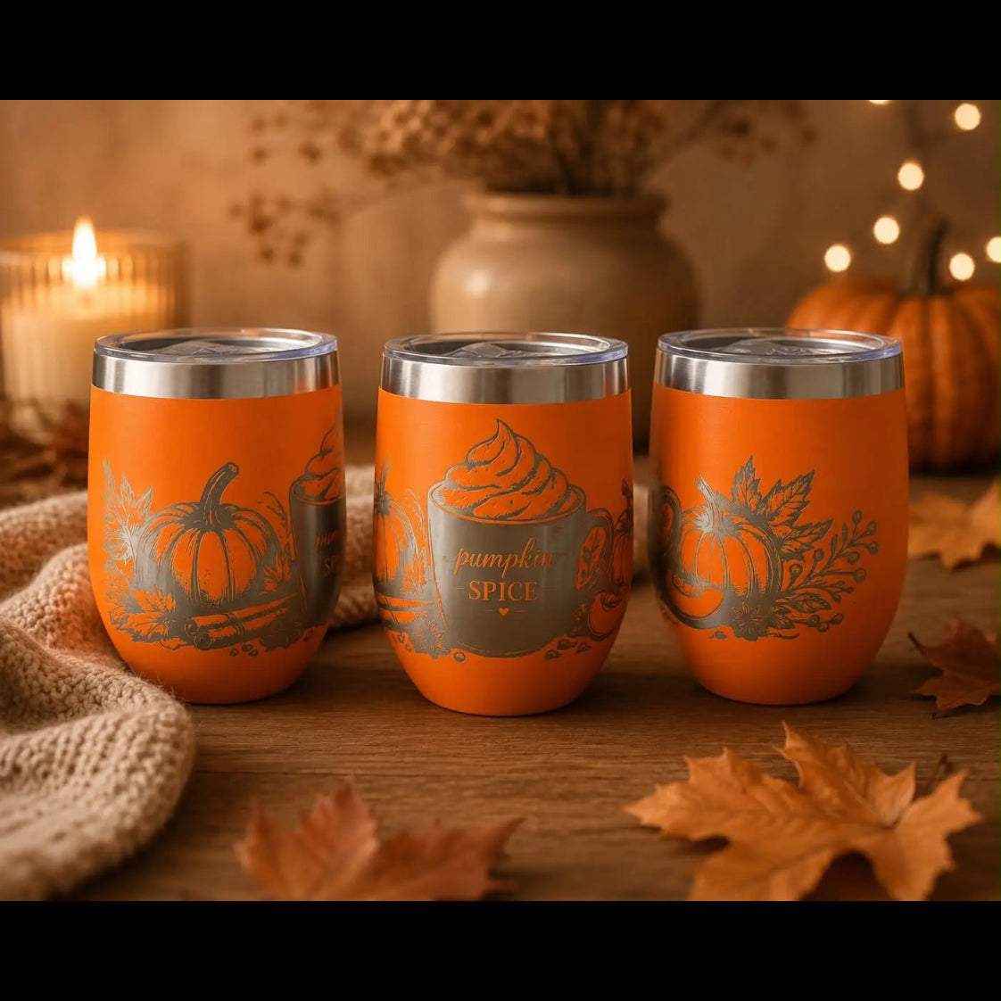 Mug en inox Pumpkin 300ml - vue générale