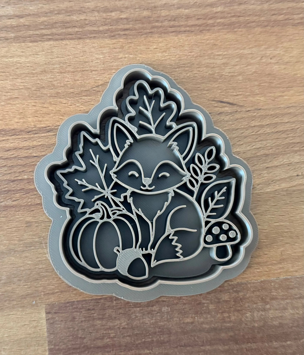 Emporte-pièce renard des bois, vue de détail - Filament Fou
