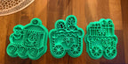 Emporte-pièce train de Noël - biscuit imprimé en 3D Filament Fou - détail 7