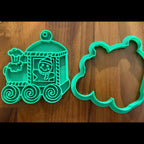 Emporte-pièce train de Noël - biscuit imprimé en 3D Filament Fou - détail 5