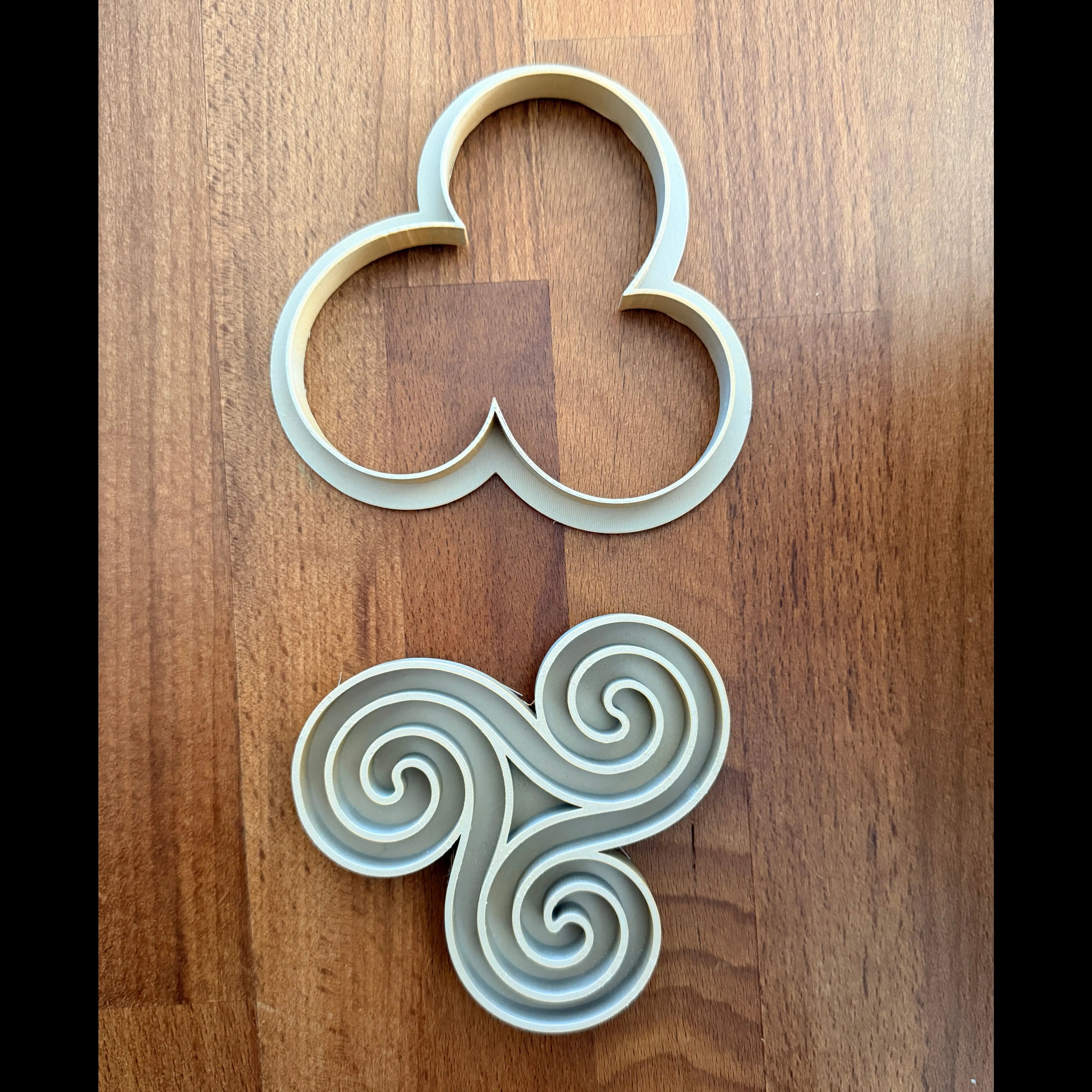 emporte-pièce Triskel biscuit impression 3d Filament Fou