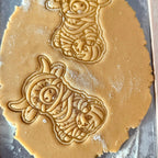 Emporte-pièce vache Highland momie, biscuit réalisé - Filament Fou