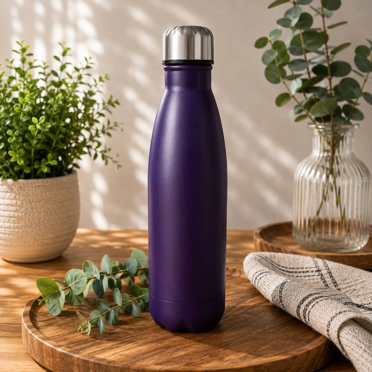 Gourde inox 500ml couleur violet